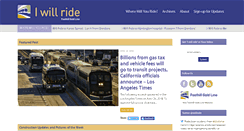 Desktop Screenshot of iwillride.org